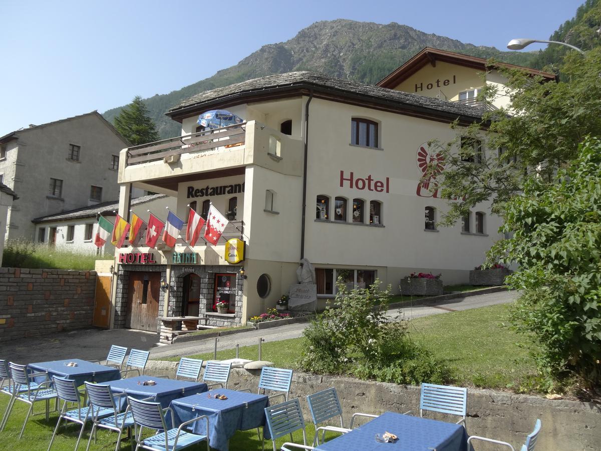 Hotel-Restaurant Grina Simplon Exterior photo
